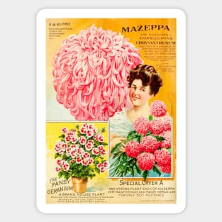 Flower Seed Catalogue, 1910 Sticker